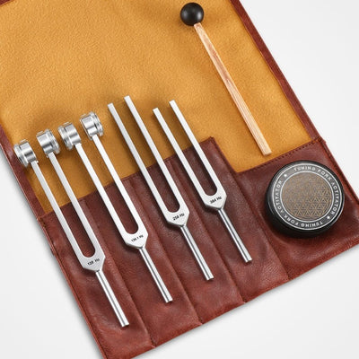 Caveyra Resonance Forks™ – Complete Sound Healing Kit