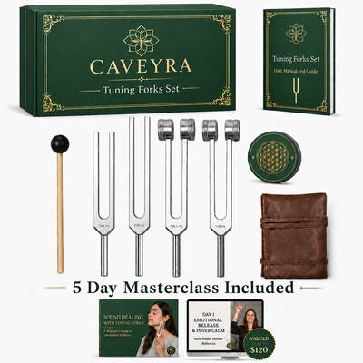 Caveyra Resonance Forks™ – Complete Sound Healing Kit